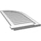 Ekena Millwork Quarter Round Top Right Surface Mount PVC Gable Vent w/ 2"W x 2"P Brickmould Sill Frame, 18"W x 40"H GVPQR18X4003SN - alternate 5